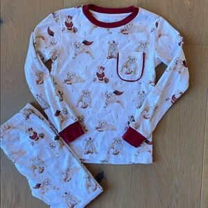 Mississippi State bulldog pajamas, size 5T